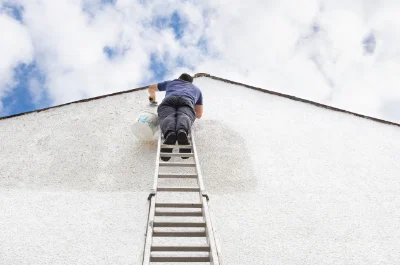 Peinture extérieure au Meix — façades et ravalement
